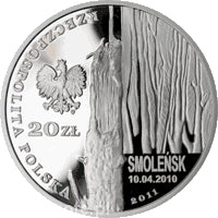 Smoleńsk - pamięci ofiar 10.04.2010 20 zł