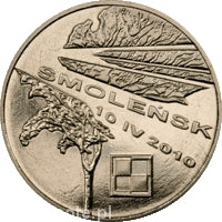 Smoleńsk - pamięci ofiar 10.04.2010r 2 zł