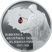 25. rocznica śmierci ks. J.Popiełuszki 10 zł